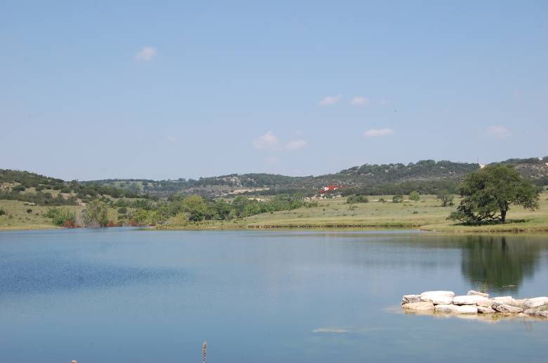 Exterior Setting of Blanco, Texas Ranch House