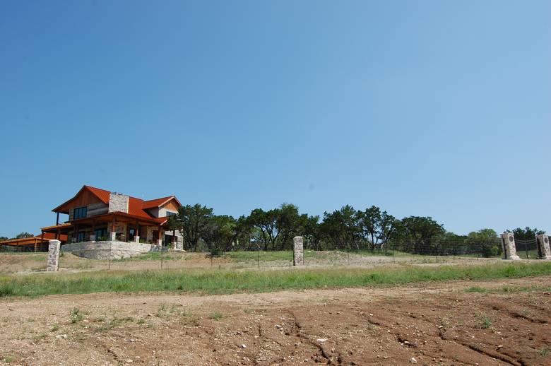 Exterior Setting of Blanco, Texas Ranch House