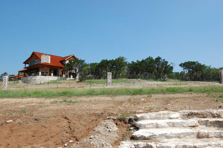 Exterior Setting of Blanco, Texas Ranch House