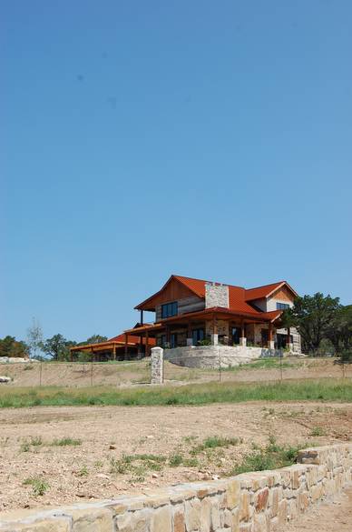 Exterior Setting of Blanco, Texas Ranch House