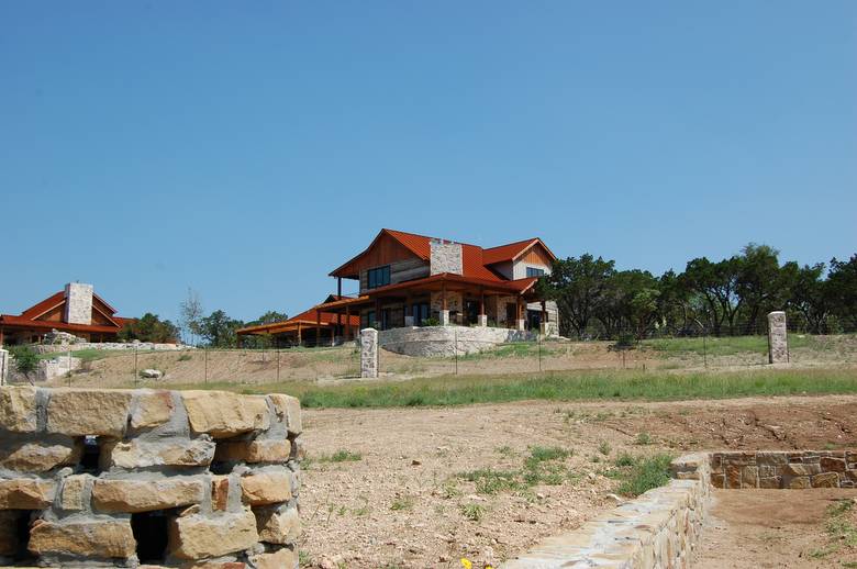 Exterior Setting of Blanco, Texas Ranch House