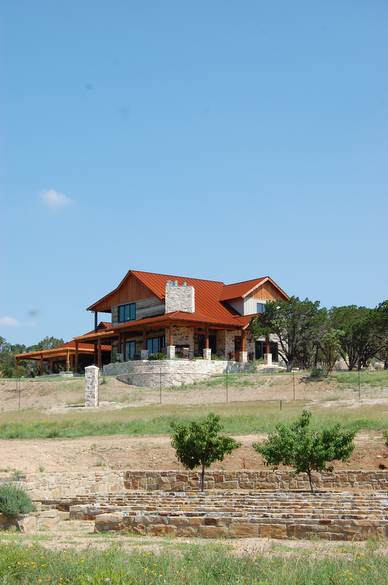 Exterior Setting of Blanco, Texas Ranch House