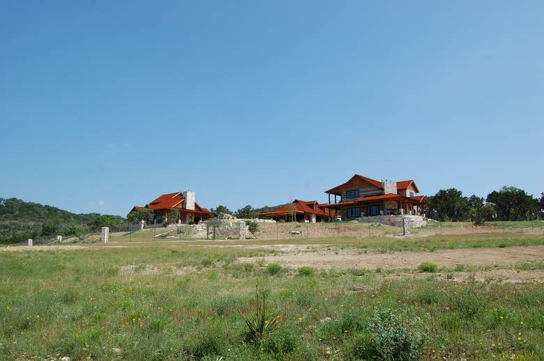 Exterior Setting of Blanco, Texas Ranch House