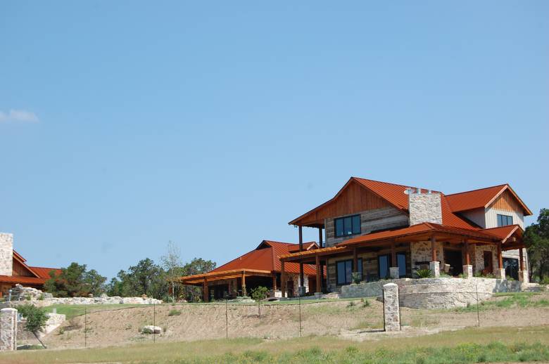 Exterior Setting of Blanco, Texas Ranch House