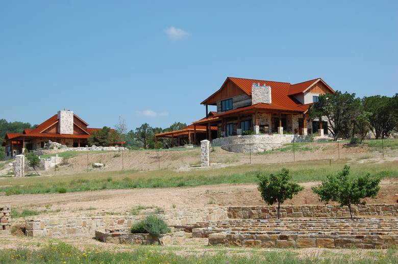 Exterior Setting of Blanco, Texas Ranch House