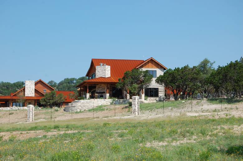 Exterior Setting of Blanco, Texas Ranch House