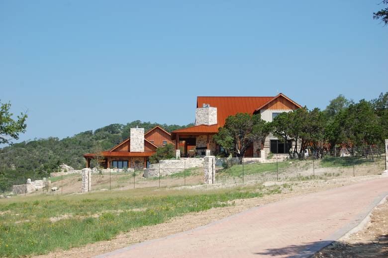 Exterior Setting of Blanco, Texas Ranch House