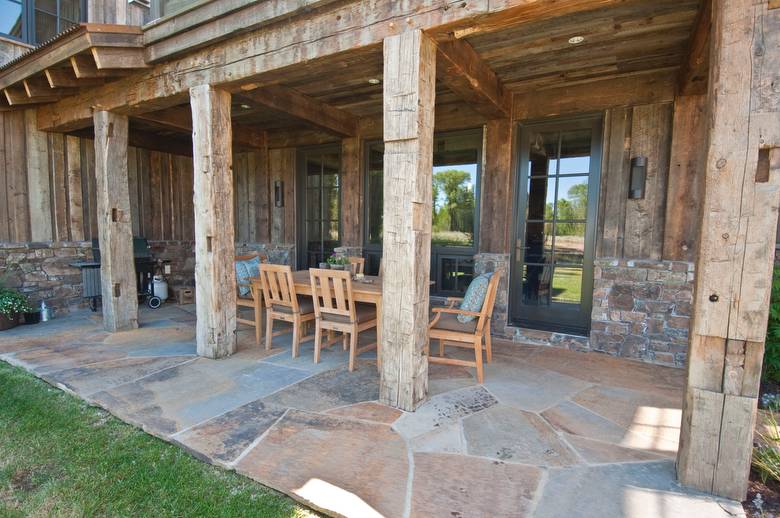 Hand-Hewn Timbers and Barnwood Siding