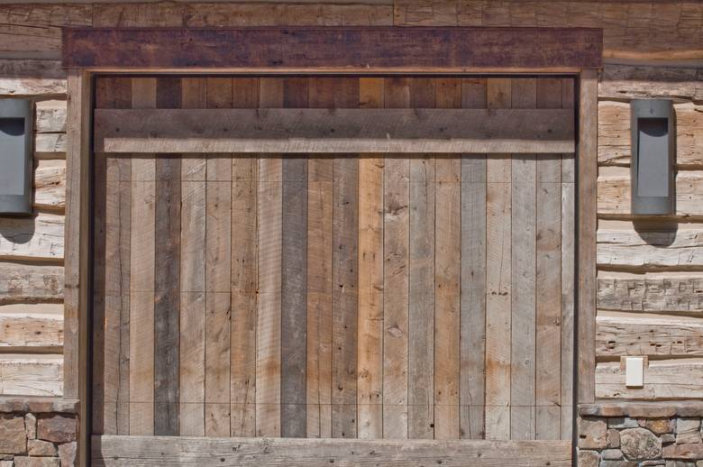 Barnwood Garage Door