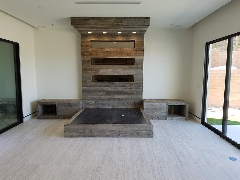 Antique Gray Barnwood bedroom