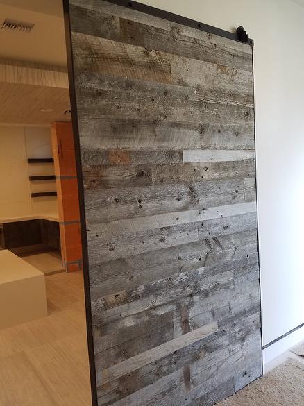 Antique Gray Barnwood T&G Barn Door