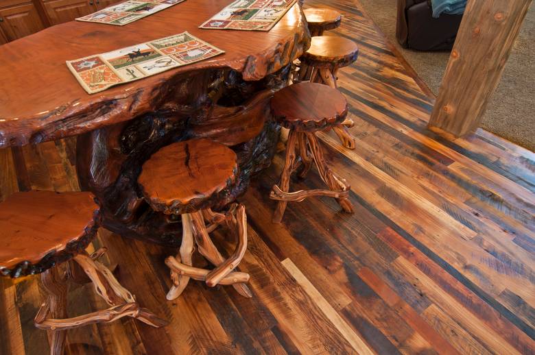 Trailblazer Mixed Hardwood Skip-Planed Floor