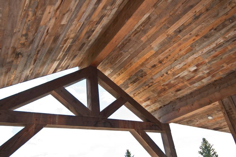 Weathered Timbers and Barnwood ceiling material