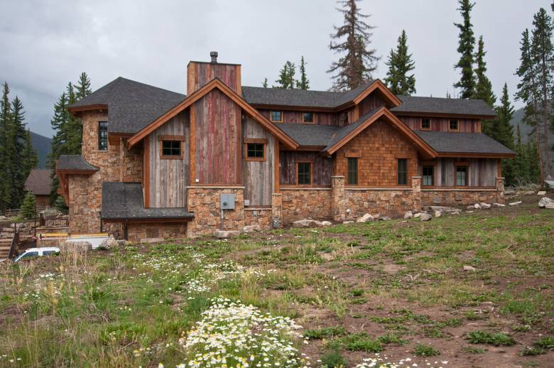 Gray & Faded Red barnwood siding