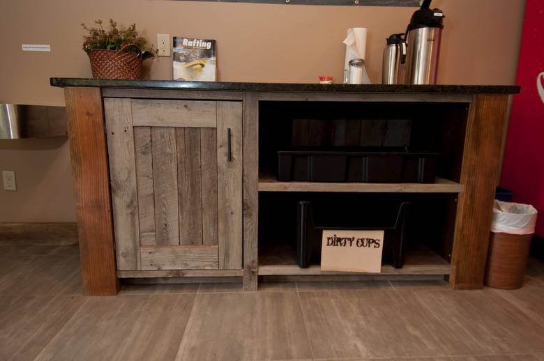 Mixed Barnwood Lumber for cabinets, display unit and trim