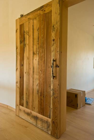 Barnwood Lumber used in Doors