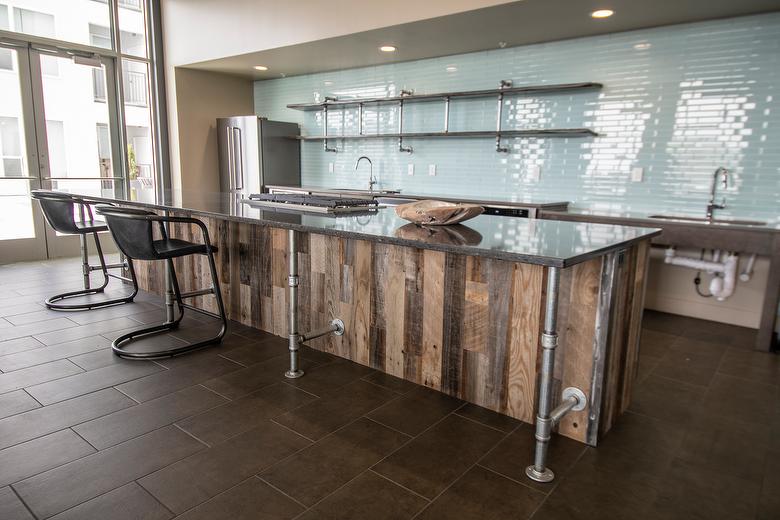 Kitchen Island with GrayBlend Thins