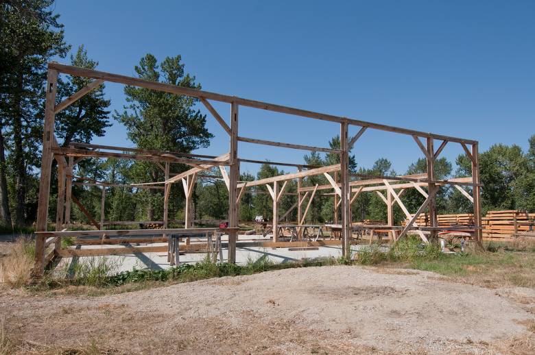 Reassembled Barn Frame