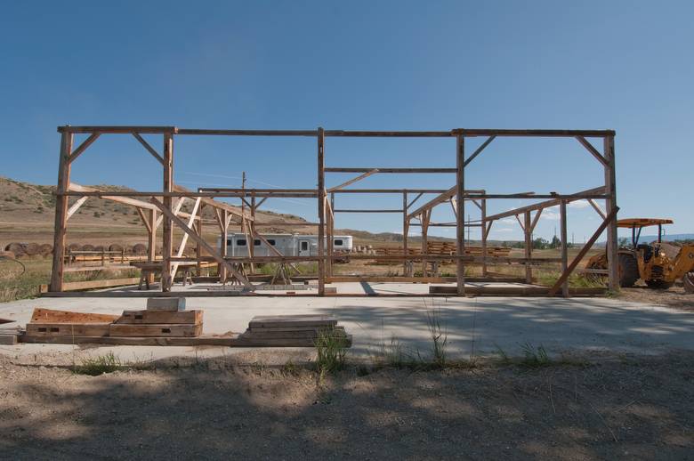 Reassembled Barn Frame