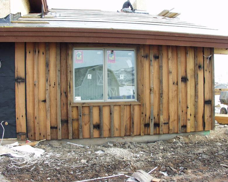 Trestle Redwood Siding / Board and Batten Redwood Siding