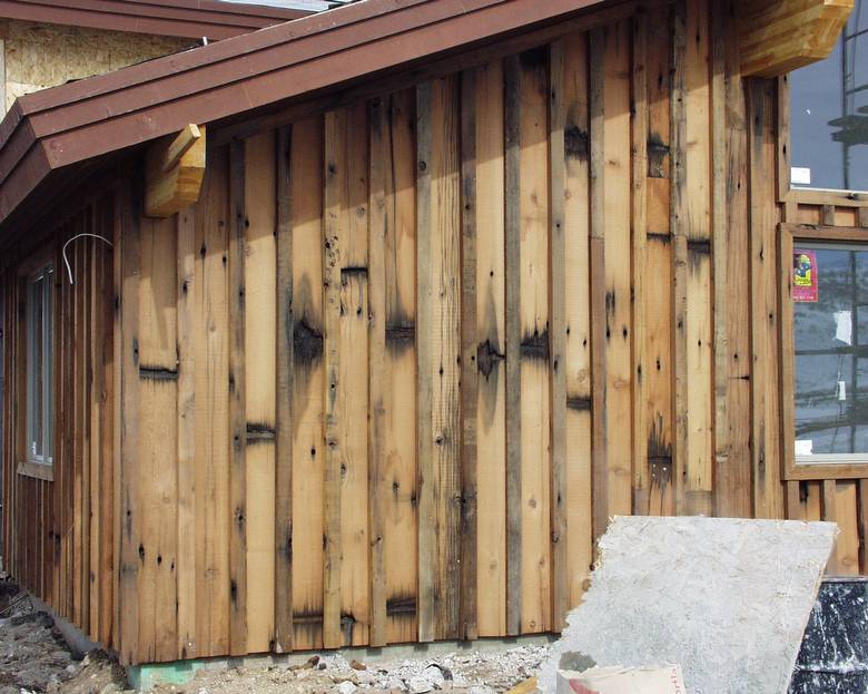 Trestle Redwood Siding / Board and Batten Redwood Siding