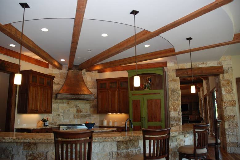 TWII C-S Timbers in Texas Kitchen