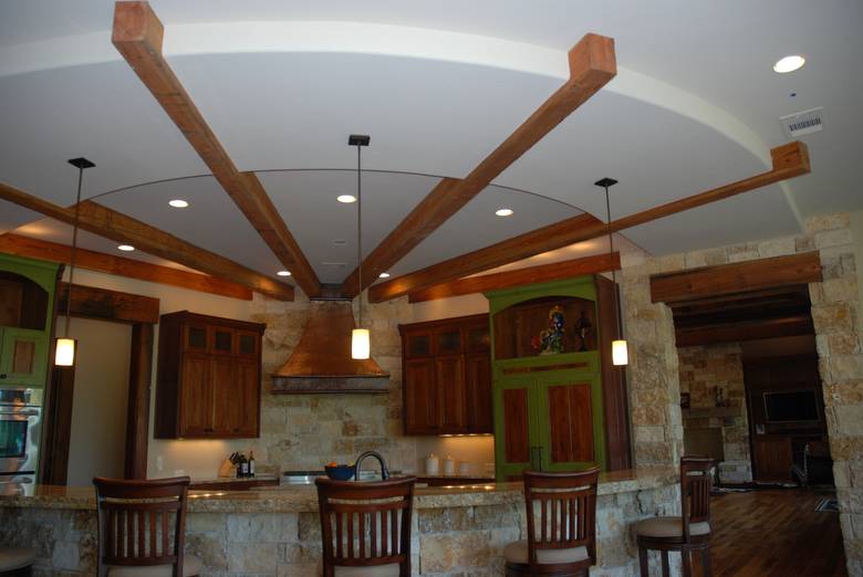 TWII C-S Timbers in Texas Kitchen