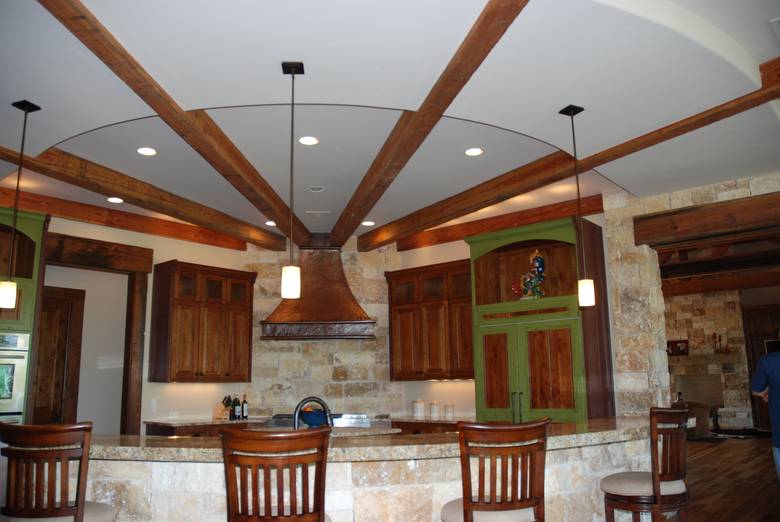 TWII C-S Timbers in Texas Kitchen