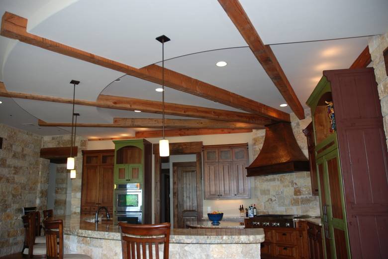 TWII C-S Timbers in Texas Kitchen