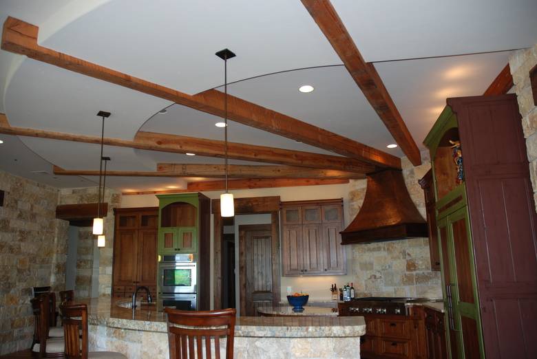 TWII C-S Timbers in Texas Kitchen