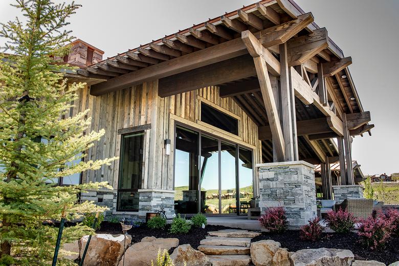 WeatheredBlend Barnwood Board and Batten Siding and Window Trim