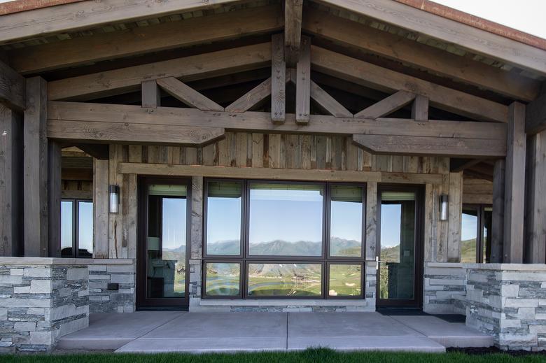 WeatheredBlend Barnwood Board and Batten Siding and Window Trim