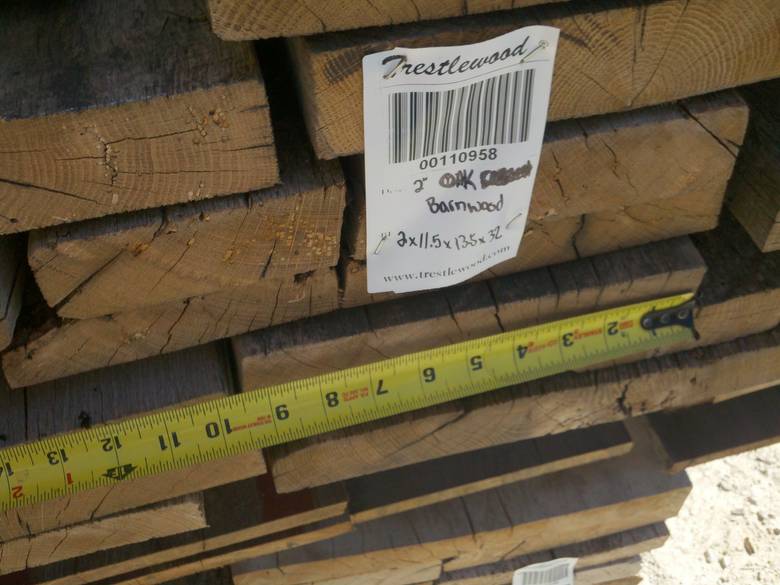 Weathered Oak Lumber