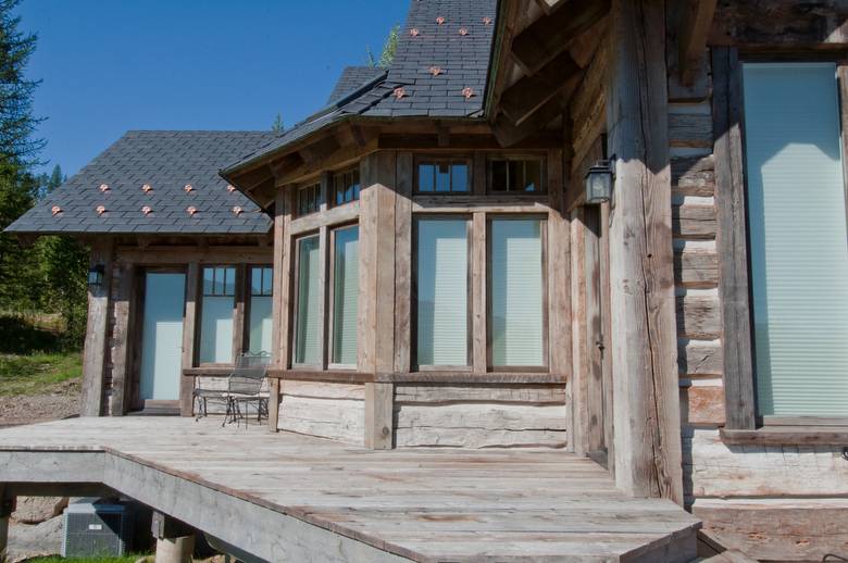 Hand Hewn Skins Exterior Siding and Barnwood Decking