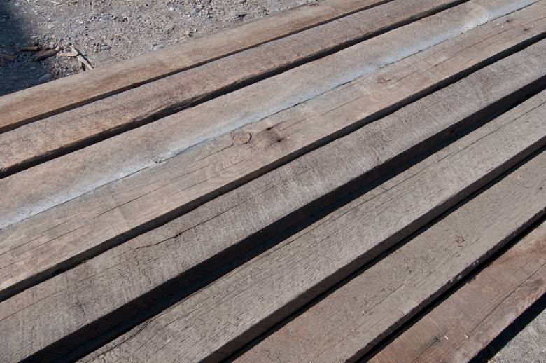 2 x 4 Brown/Gray Barnwood; Close-up