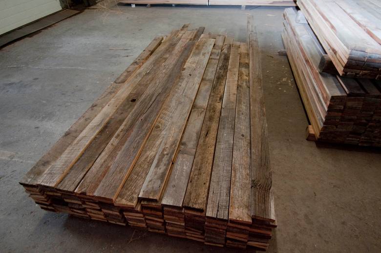 1 x 4 gray/brown barnwood