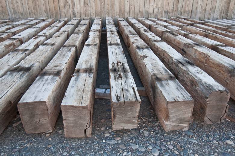 10x14 Willamette Weathered DF Timbers