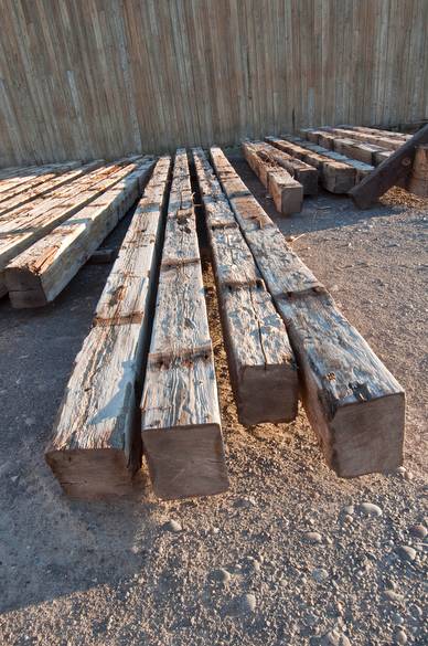 10x12 Willamette Weathered DF Timbers