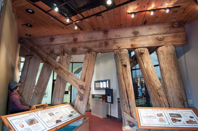 Trestle Bent - entrance to the Utah State Railroad Museum