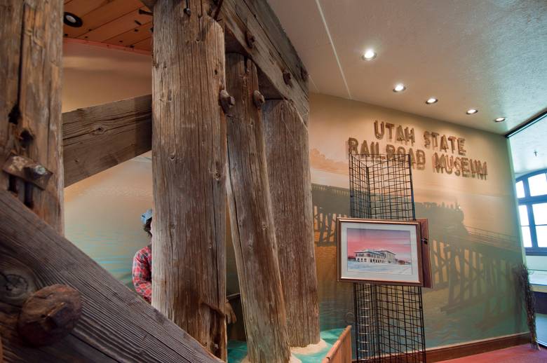 Trestle Bent - entrance to the Utah State Railroad Museum