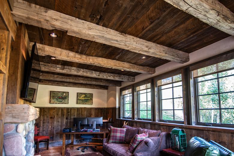 Hand-Hewn Timbers and Antique Barnwood