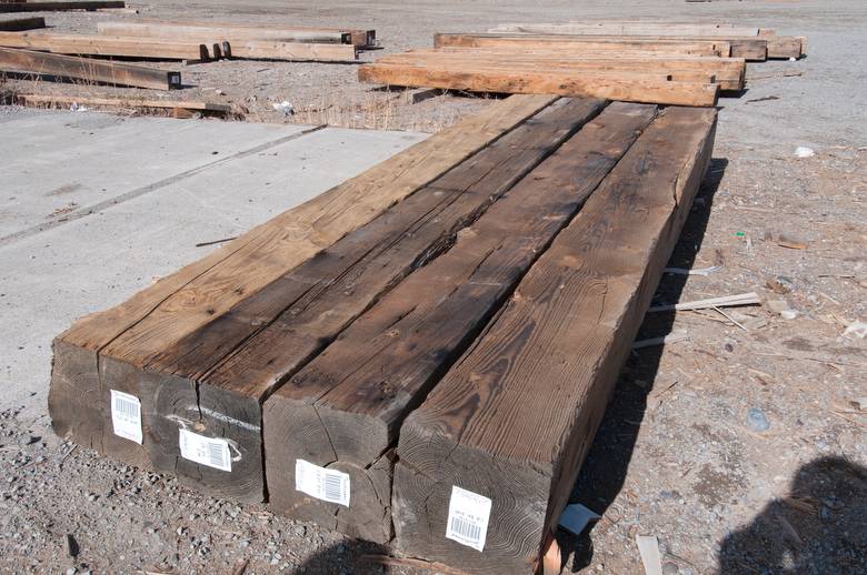 12 x 12 x 12' DF Timbers.  Washed