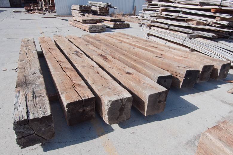 12 x 12 x 12' DF Timbers.  Washed.