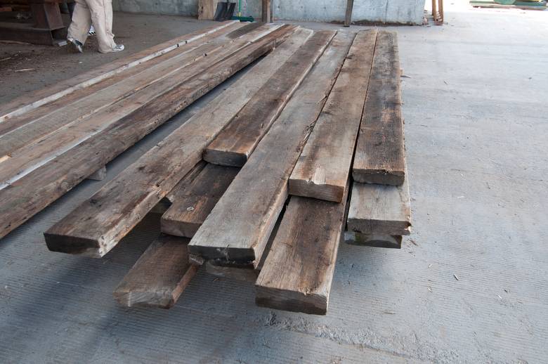 3 x 9 Weathered.  Not yet washed and no cut edges (yet).