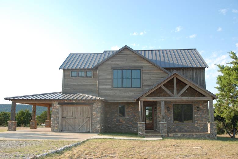 TWII Weathered Timbers, Barnwood Rafters and Coverboard Siding
