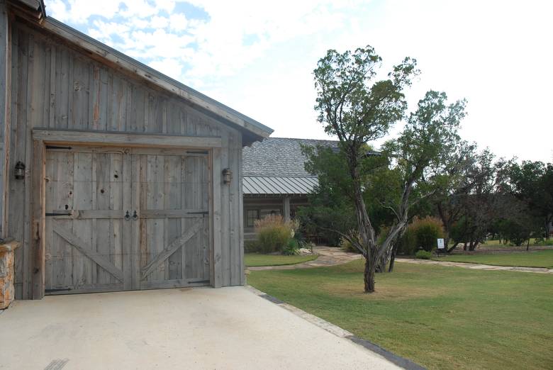 Coverboard Barnwood Garage Door and B&B Siding