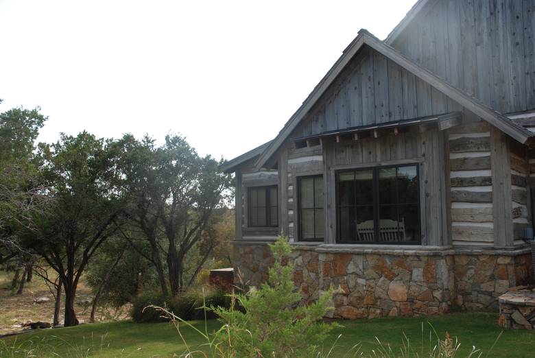 Hand Hewn Skins, Weathered TWII Timbers and Coverboard Barnwood