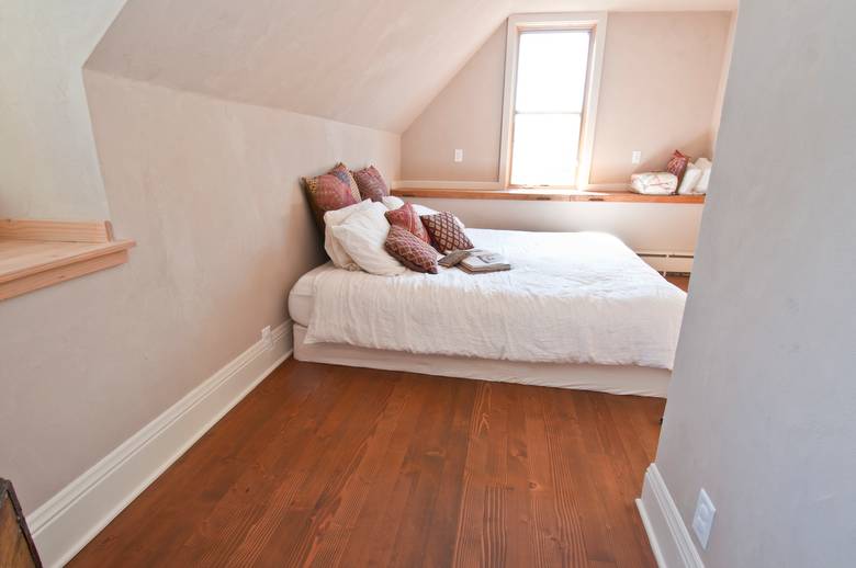 Douglas fir floor - installed with Wood Wax Finish Walnut and Plyx-Oil Clear coating