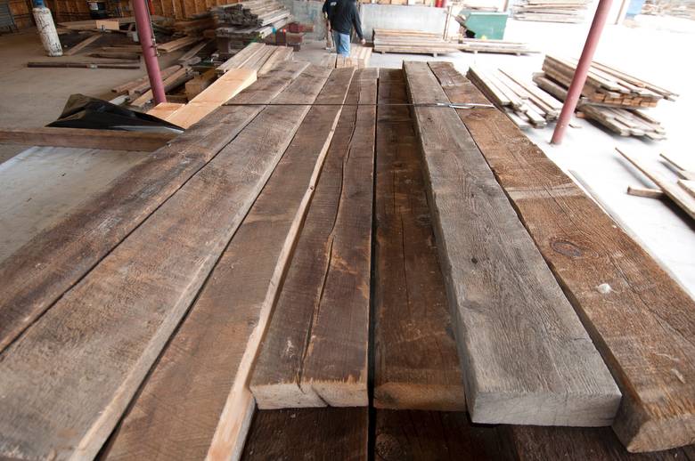 2 x 6 Darker Brown Barnwood (Demetalled)