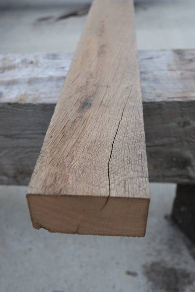 Oak 2" Material with Naily Edge (Wire Brushed)